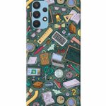Mugruch Hard Back Case Cover for Samsung Galaxy A33 5G / SM-A336EP, Samsung A33 5G | Student Study Gadgets Pattern | Design- 24