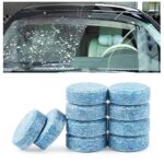 Greenhood Car Accessories – Compact and Concentrated Car Wiper Detergent Effervescent Tablets for Auto Windshield Cleaning (Pack of 10)