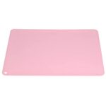 3NH® Placemat, Heat Insulation Pad 41x31x1cm Kitchen Gadgets Table Mat for Rolling Dough for Primary School Students(41 * 31 (Dark Pink))