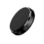 Suzec Magnetic Phone Mount 1 Pc Black Flat Phone Holder for Car Dashboard, Wall, Truck. Universal Stick on iPad Wall Magnet Mount Kit for Tablets, Smartphones. Magnetic Car Mount for iPhone (Black)