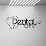 GADGETS WRAP Wall Decal Vinyl Sticker Dental Care Sign for Office Home Wall Decoration