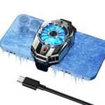 ZORBES® Phone Cooler for Gaming, Universal Moblie Cooler with Two Cooling Speeds, Mobile Phone Radiator Case for iPhone Android Smartphones from 4.5 to 7in, Cell Phone Cooler for Gaming Phones