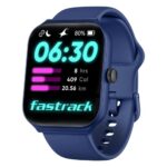 Fastrack Limitless FS1 1.95″ Biggest Display with BT Calling| in-Built Alexa|100+ Sport Modes with AI Coach|Stress Monitor|24 * 7 HRM| Upto 5 Day Battery|Fashion Smart Watch (Blue)