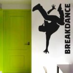 Gadgets Wrap Breakdance with Man Wall Decal Mural Vinyl Sticker (42cm x 55cm)