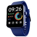 boAt Wave Leap Call Smart Watch with 1.83″ HD Display, Advanced Bluetooth Calling, Coins,Multiple Watch Faces, Multi-Sports Modes, IP68, HR & SpO2, Metallic Design, Weather Forecasts(Deep Blue)