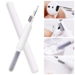 Quxxa Buds Cleaning Pen for Gadgets Like Cameras, earpods, Mobile Lens, Speakers, Earphone, Multi-Function Cleaner Kit Soft Brush Cleaning Tools for Smartphones & Earbuds Pack of 1 (White)