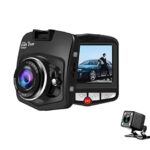 FNX® D6 Dash Cam with Night Vision, G-Sensor and Dual Camera – 2.4 Inches Screen, Full HD 1080P Loop-Cycle Driving Recorder with Playback Feature