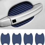 Gadget Gears® (Blue) Car Door Handle Protective Films Auto Door Handle Cup Scratch Protection Films Car Accessories Exterior Protection, Anti Collision Scratches Protector