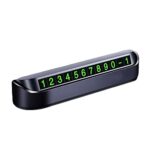 Car Dashboard Number Display – Mobile Number Display for Car, Temporary Car Parking Mobile Number Display with Magnetic Numbers Stickers Automobile Temporary Car Parking Card Phone Number Card Plate