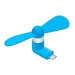 (Pack of 1) Portable USB Fan for OTG Enabled Phone Only, Multicolor, Small Fan for Android Smartphone/Tablet/Laptop/PC
