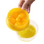 HASTHIP® Egg White Separator with Egg Beater, Egg Separator Yolk White Separator, Egg White Filter Storage Box Kitchen Gadgets Tools Egg Extractor