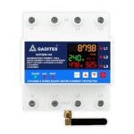 GADITES Latest 3 Phase All in 1 Over Under Voltage Protector/Energy Meter/Earth Leakage/WiFi Control/IOT Switch/Timer Switch/Over Load Protection with Smart Life App (100 Amps)