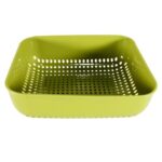 8181 Multipurpose Small Plastic Kitchen Basket, Vegetables and Fruits Washing, Basket (20×17 Cm)