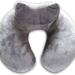 GADGETS WRAP Travel Under Neck U-Shaped Support Head Pillow Head Rest Car Cushion – (Grey)