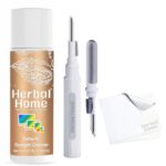 Herbal Home Gadget Cleaner 200 Ml + 1 Earbud Cleaner + 1 Microfiber Cloth for Laptops, Smartphones, Keyboards, Desktop & Earphones