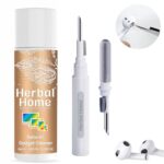 Herbal Home Gadget Cleaner 200 Ml + 1 Earbud for Laptops, Smartphones, Keyboards, Desktop & Earphones