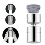 ALTON ALD760, ABS Dual Flow Aerator with Adjustable Joint | kitchen Tap extender | 360 Degree Rotation | Fits F22 and M24 mm taps