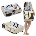 Gadget Appliances 2-in-1 Universal Infant Travel bag, Portable Bassinet Crib, Changing Station, and Diaper Bag for Newborns or Baby. baby shower gift for new mom and dad.