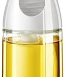 AQUIRA Oil Sprayer for Cooking- 200ml Glass Olive Oil Sprayer Mister, Olive Oil Spray Bottle, Kitchen Gadgets Accessories for Air Fryer, Canola Oil Spritzer, 1 PIECE (COLOR WHITE OR BLACK)