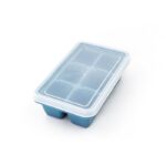 6 Grid Silicone Ice Tray Used in All Kinds of Places Like Household Kitchens for Making Ice from Water and Various Things and All with Color Box (1 Pc)