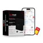 Fleettrack – 10000mAH Wireless GPS Tracker for Car, Kids School Bag, Family Vehicles, Scooty or Anything | Magnetic Tracker | Anti-Theft Alarm | Voice Monitoring | 1 Year Sim Card + (Android & iOS)