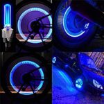 Adroitz Blue Bike Tyre LED Wheel Light With Motion Sensor – Set Of 2 For All Cars