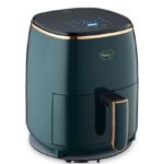 Pigeon Healthifry Digital Air Fryer, 360° High Speed Air Circulation Technology 1200 W with Non-Stick 4.2 L Basket – Green
